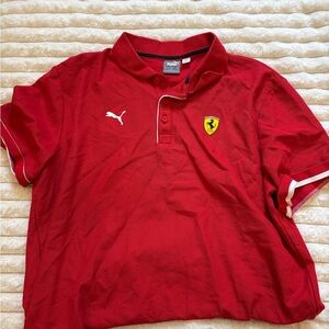 Puma Red Ferrari Polo